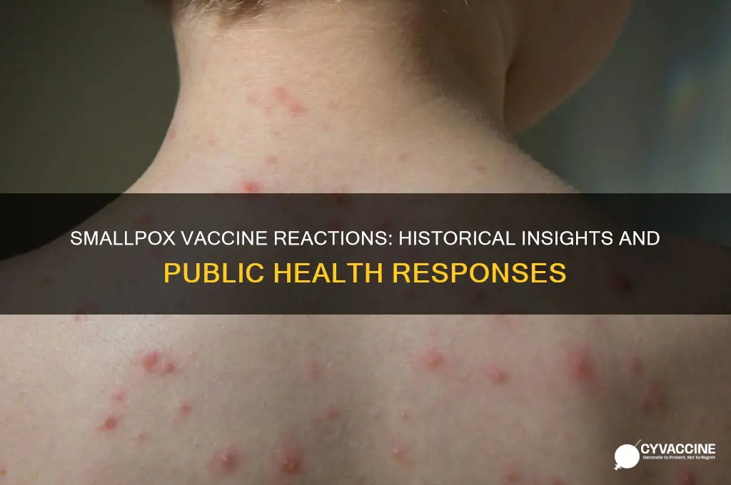 were there a reactions to vaccine in smallpox