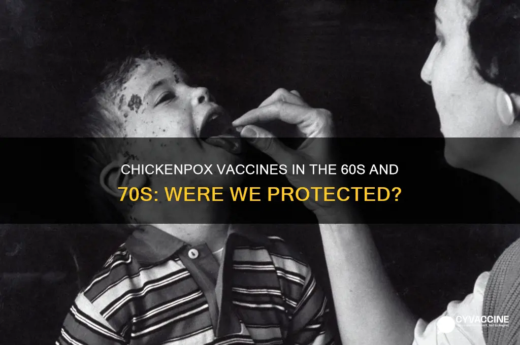 were we vaccinated for chickenpox in the 60