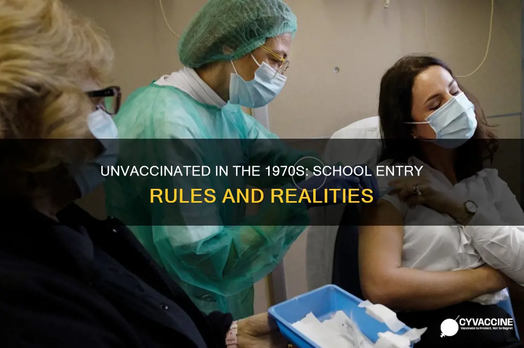 were you allowed in school in 1970