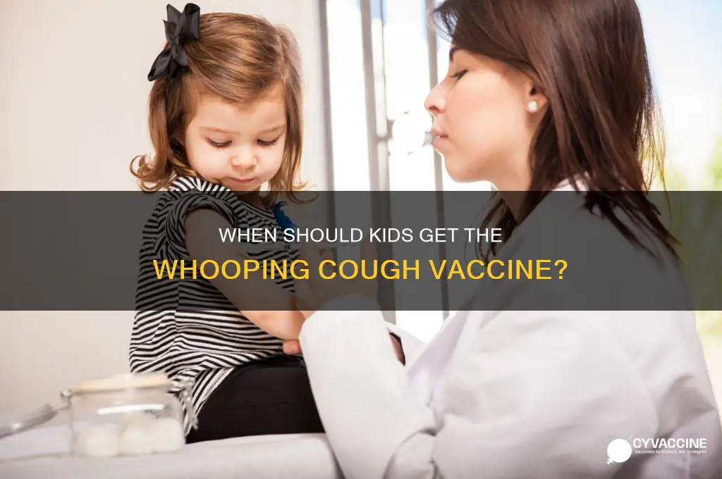what age are kids vaccinated for whooping cough