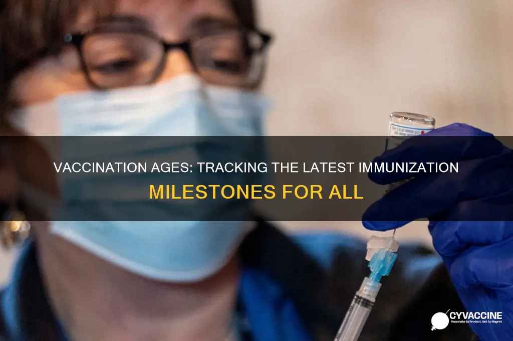 what age are we up to with vaccinations
