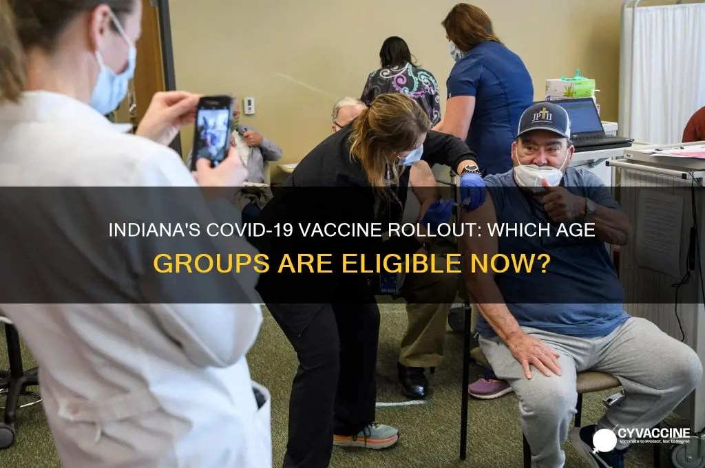 what age group is being vaccinated in indiana