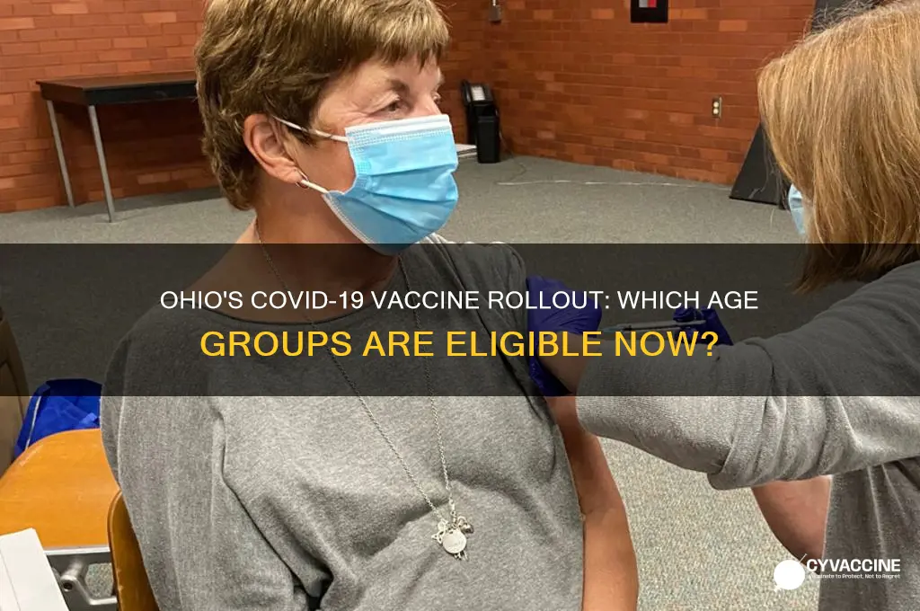 what age group is being vaccinated in ohio