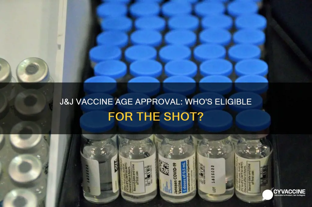 what age is j and j vaccine approved for