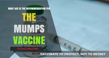 Recommended Age for Mumps Vaccine: A Complete Guide for Parents