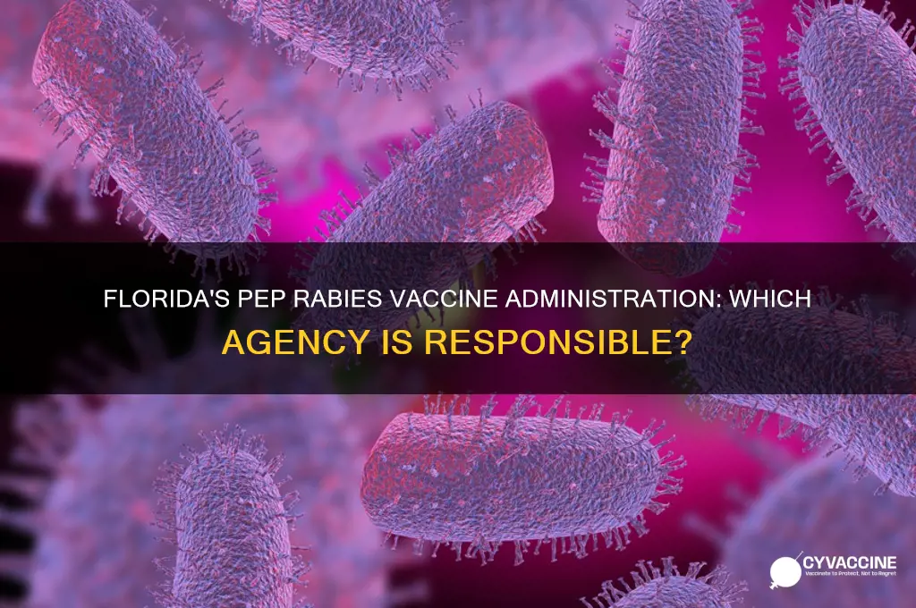 what agency administers the pep rabies vaccine in humans florida