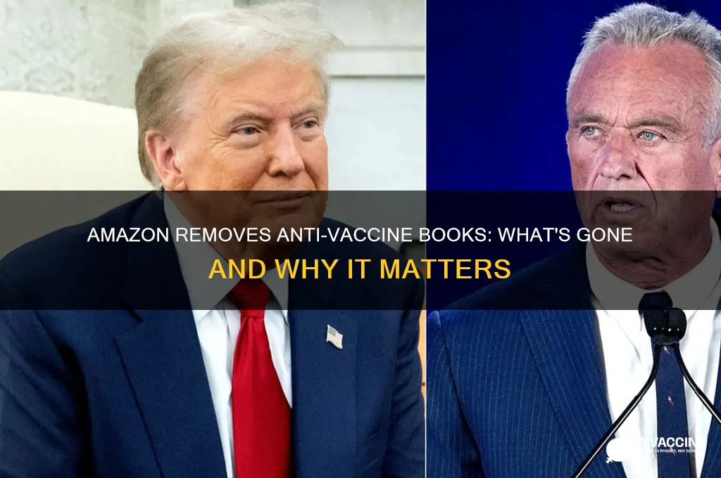 what anti vaccine books are removed from amazon