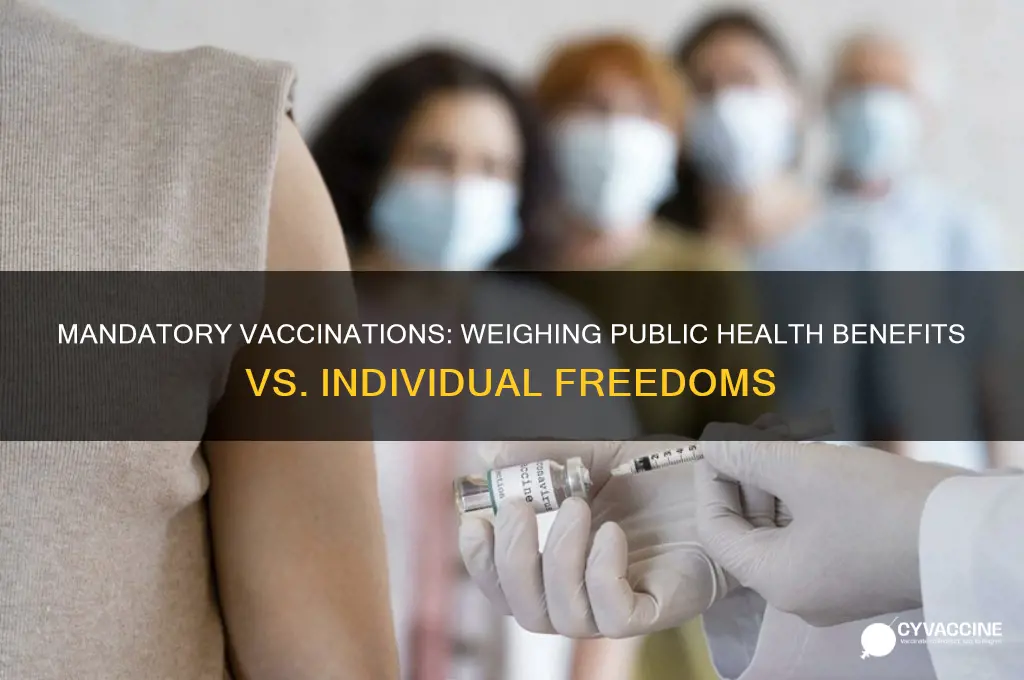 what are some arguments in favor and against mandatory vaccinations
