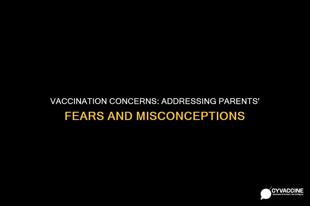 what are some conerns that parents face about vaccinations