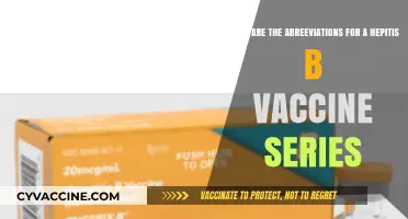 Understanding Hepatitis B Vaccine Series: Key Abbreviations Explained