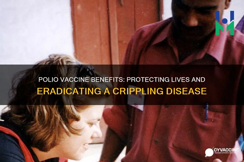 what are the advantages of polio vaccine answers