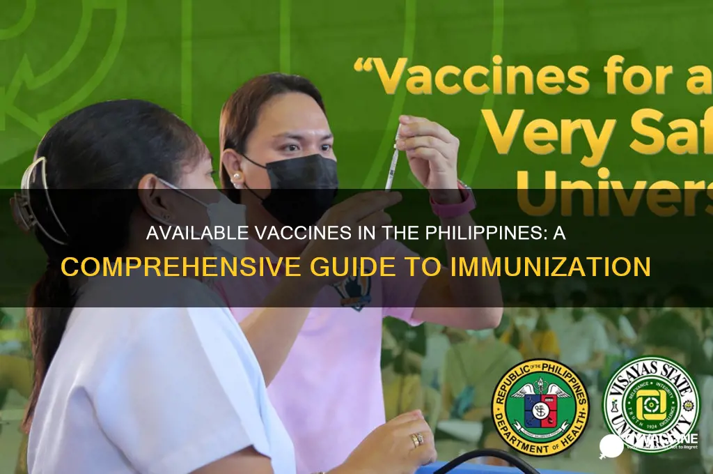 what are the available vaccines in the philippines