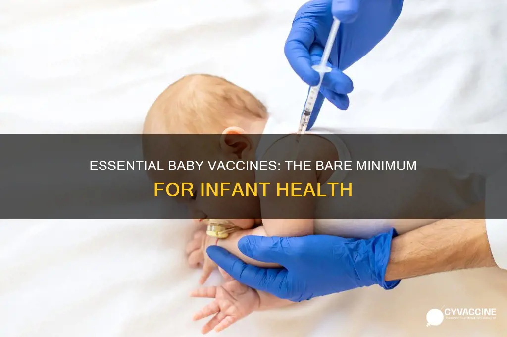 what are the bare minimum vaccines for babies