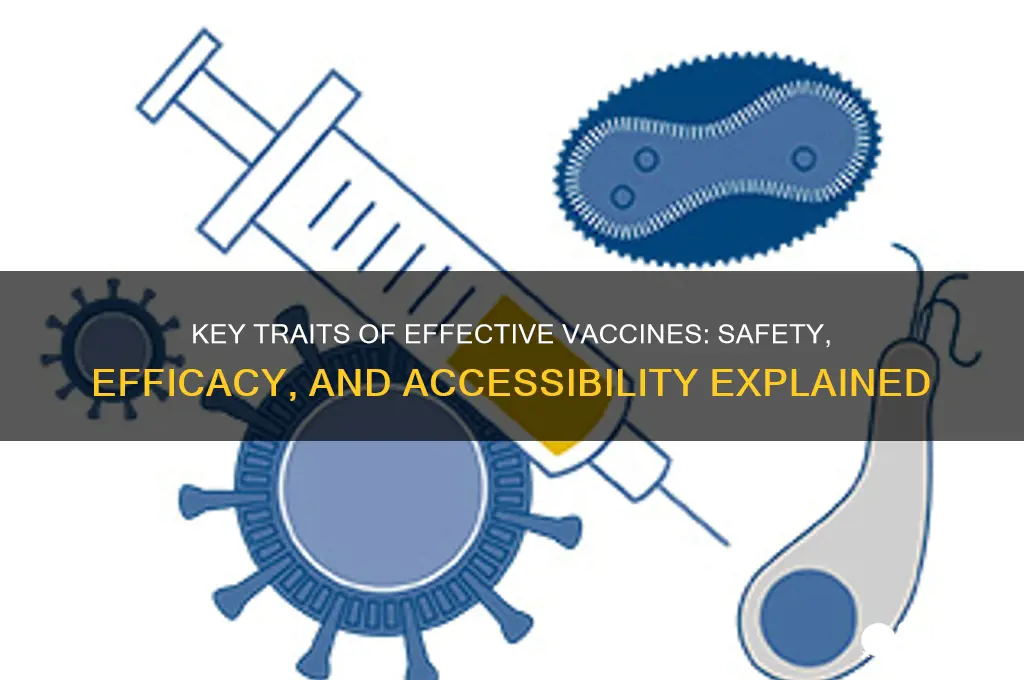 what are the characteristics of a good vaccine