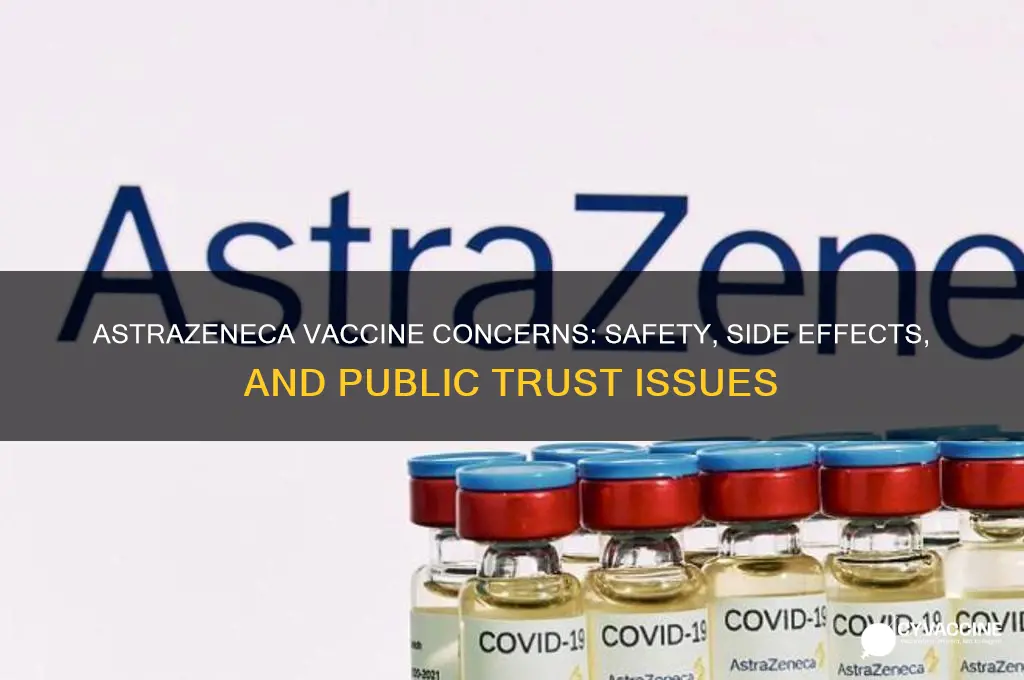 what are the concerns with the astrazeneca vaccine