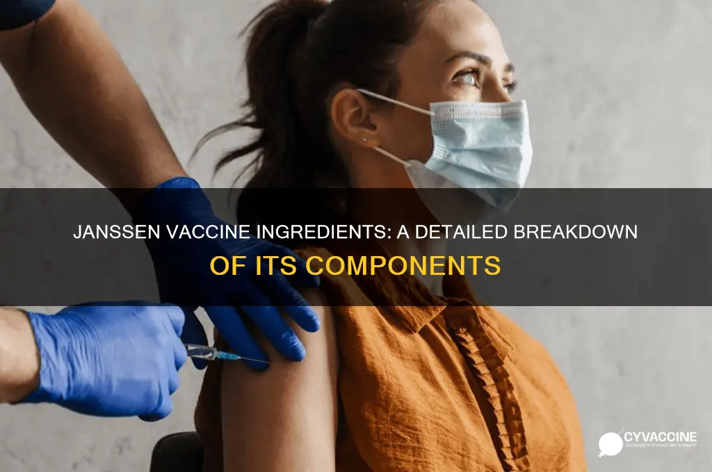 what are the ingredients in the janssen vaccine