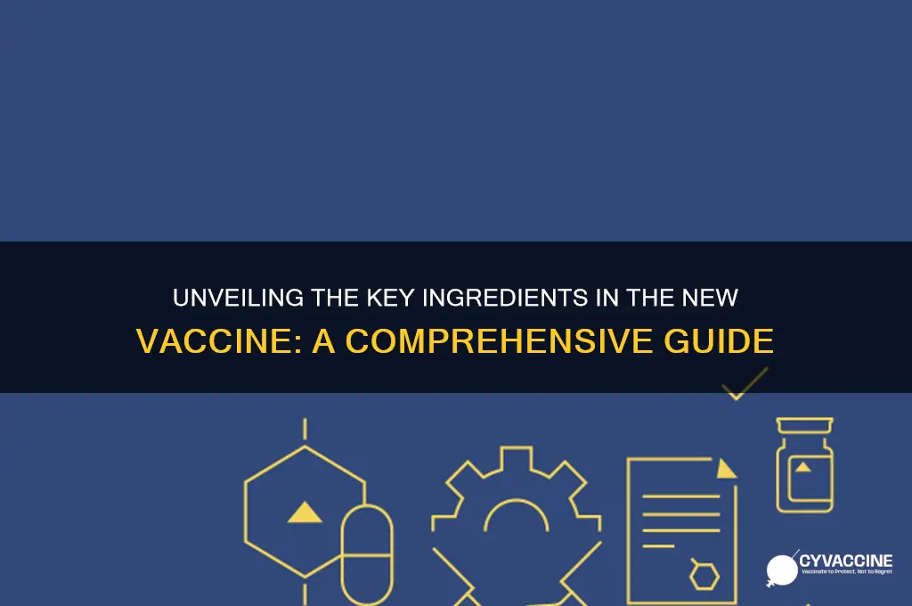 what are the ingredients in the new vaccine