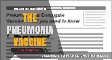 Understanding Pneumonia Vaccine Ingredients: A Comprehensive Breakdown