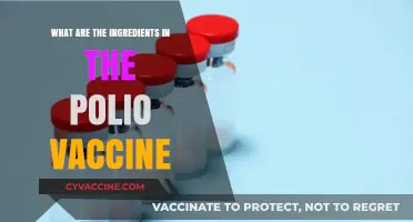 Understanding the Key Ingredients in the Polio Vaccine: A Breakdown