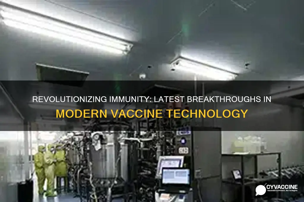 what are the latest advancements in vaccine technology