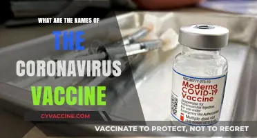 Exploring the Names of Approved Coronavirus Vaccines Worldwide