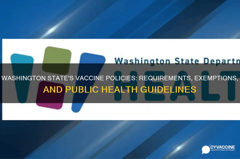 what are the policy for vaccines in washington