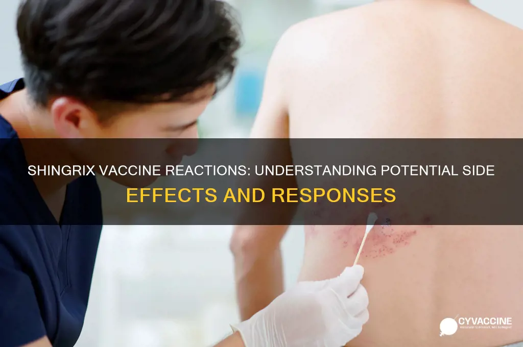 what are the potential reactions to the shingrix vaccine