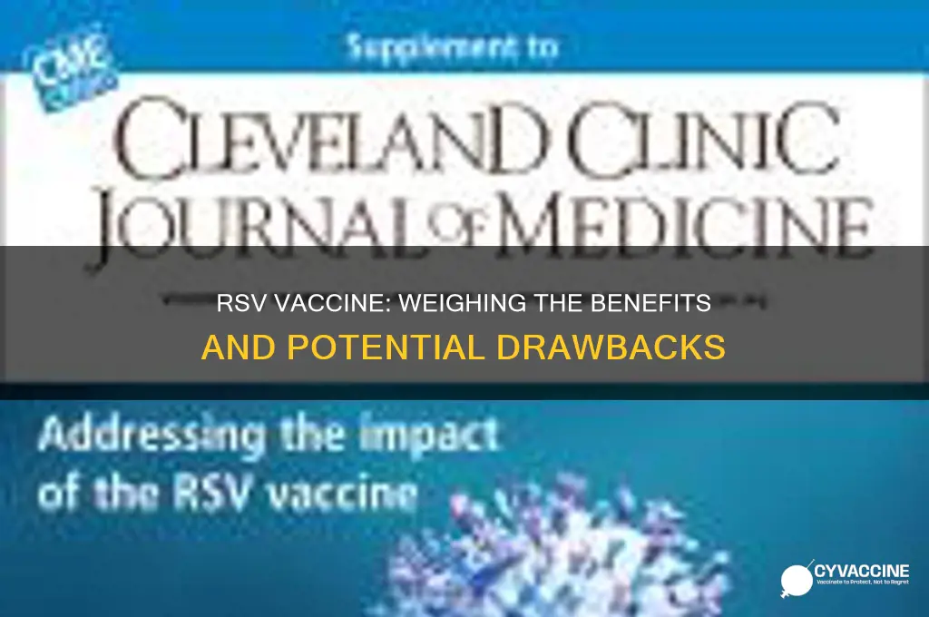 what are the pros and cons of the rsv vaccine