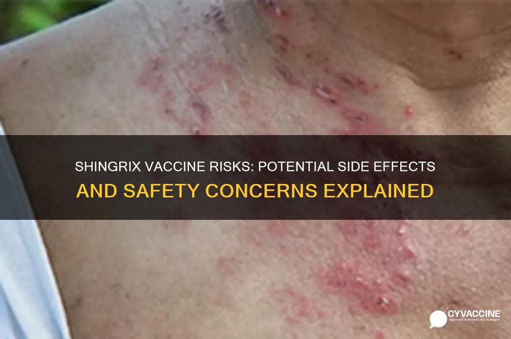 what are the risks from the shingrex vaccination