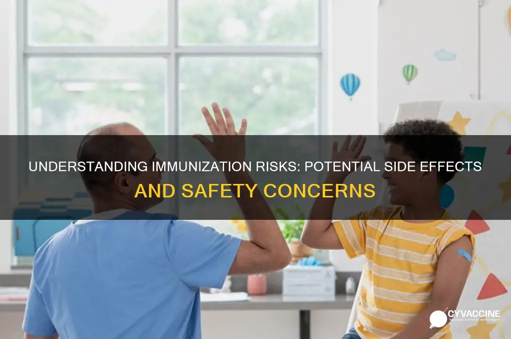 what are the risks of immunizations
