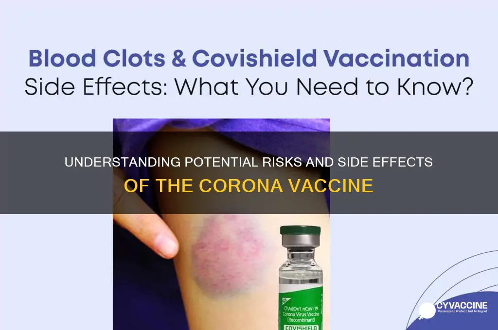 what are the risks of the corona vaccine