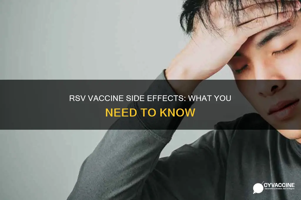 what are the side affects of the rsv vaccine