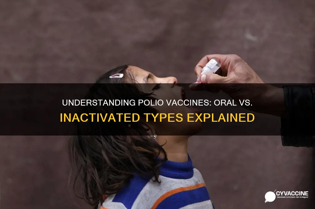 what are the two types of polio vaccines