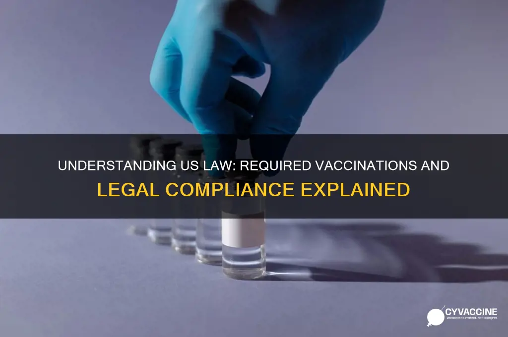 what are the vaccinations in accordance with us law