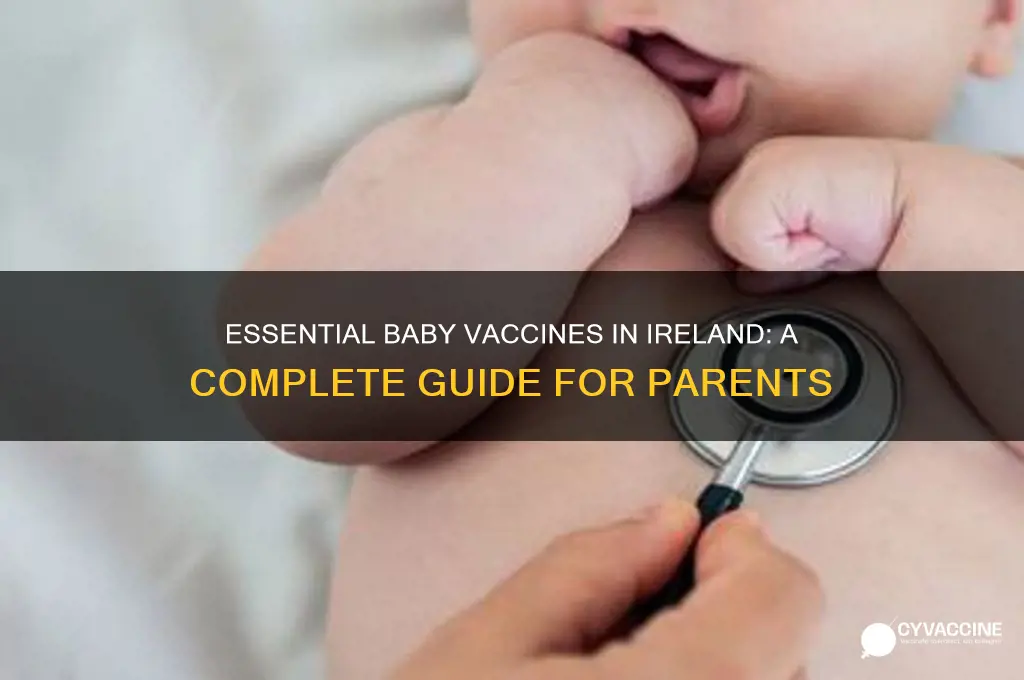 what are the vaccines for babies in ireland