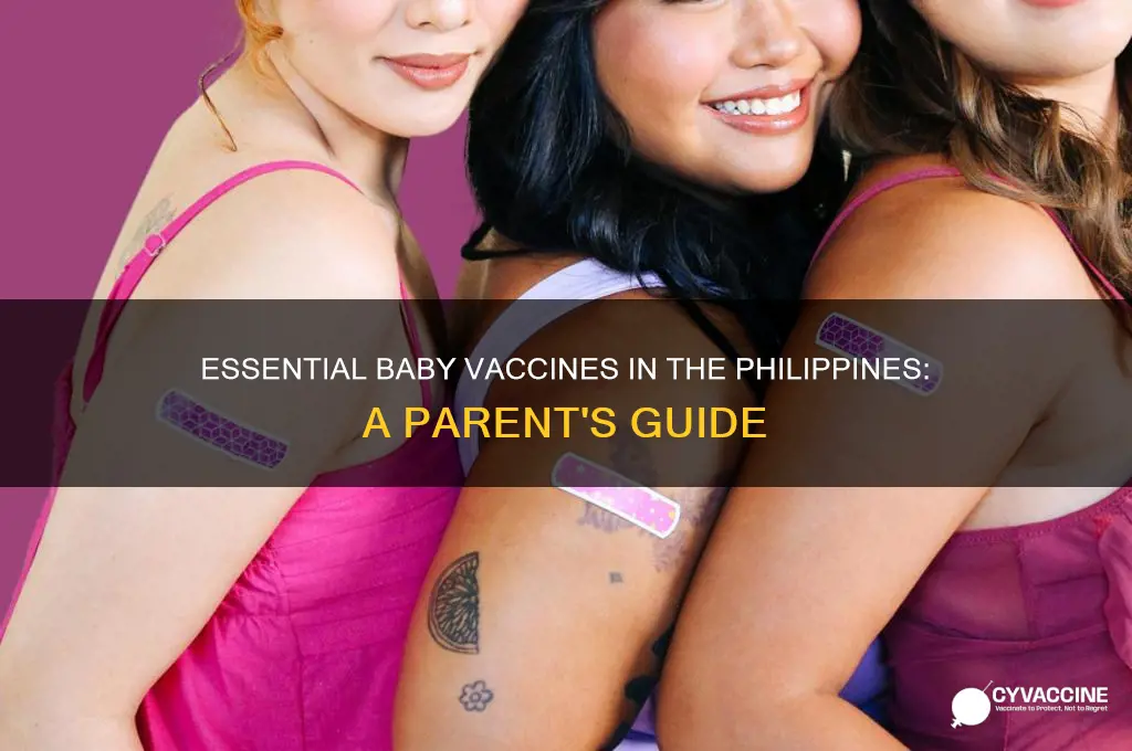 what are the vaccines for babies in philippines