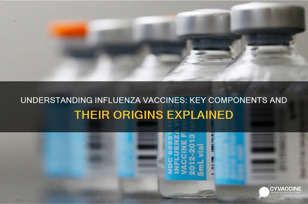 what are vaccines for influenza made from answers