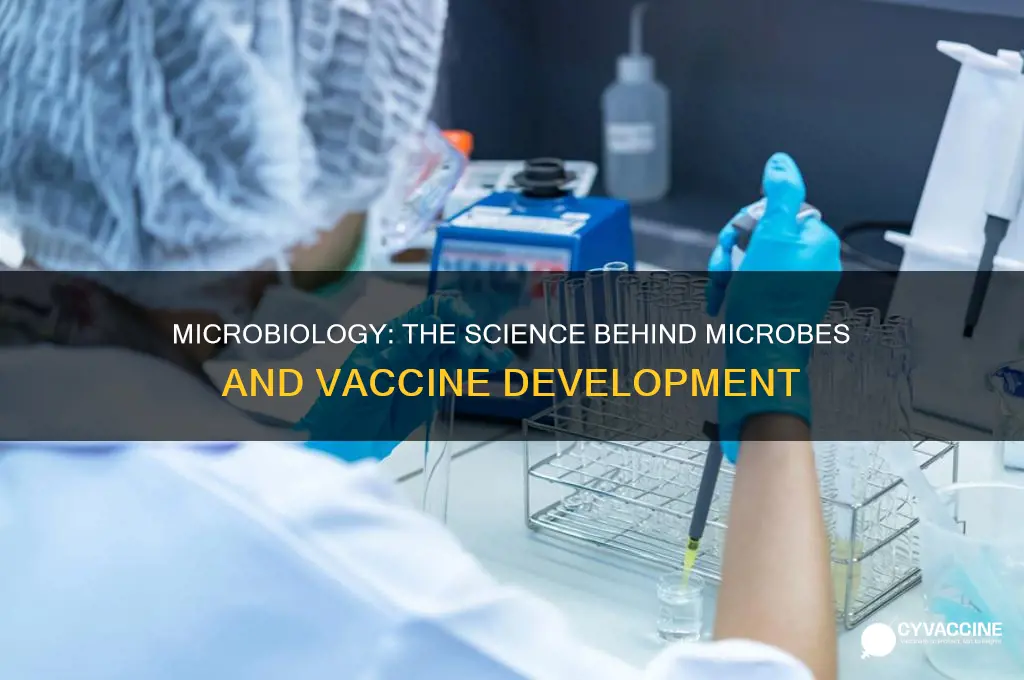 what branch of science would study microbes and vaccines