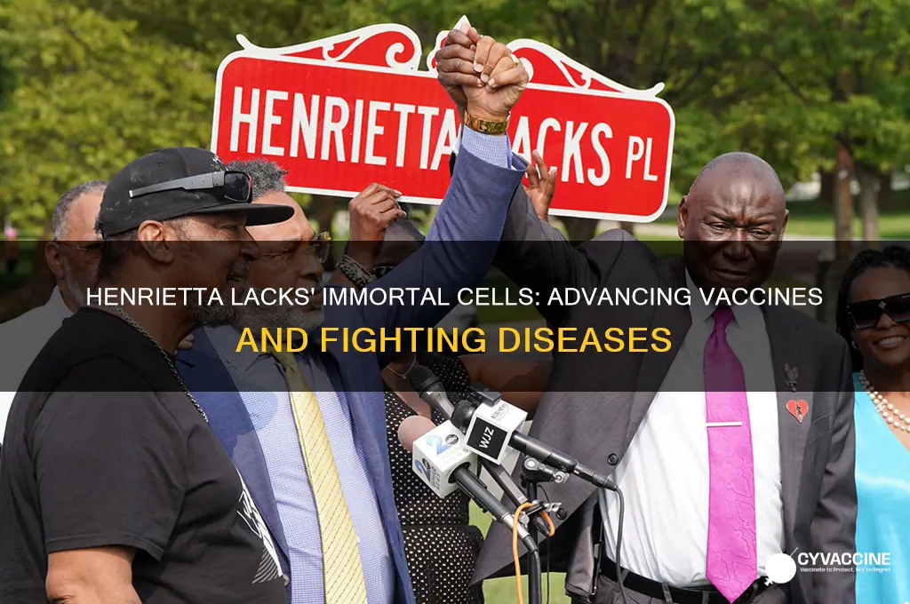 what c vaccines and diseases did henrietta cells help