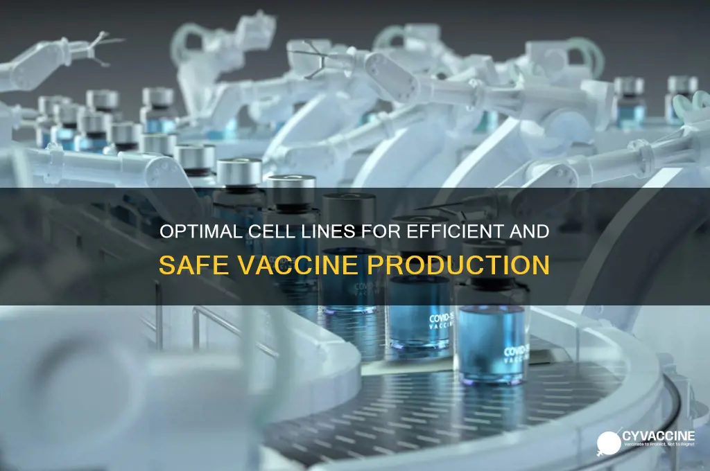 what cell line is good for vaccine production