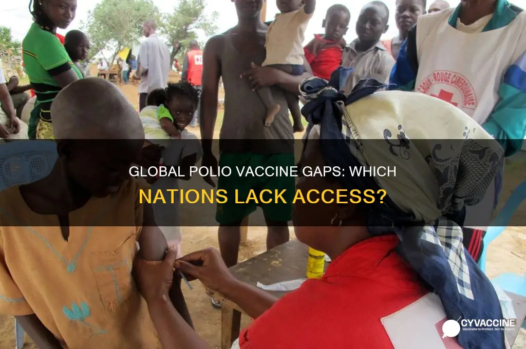 what countries do not have access to the polio vaccine