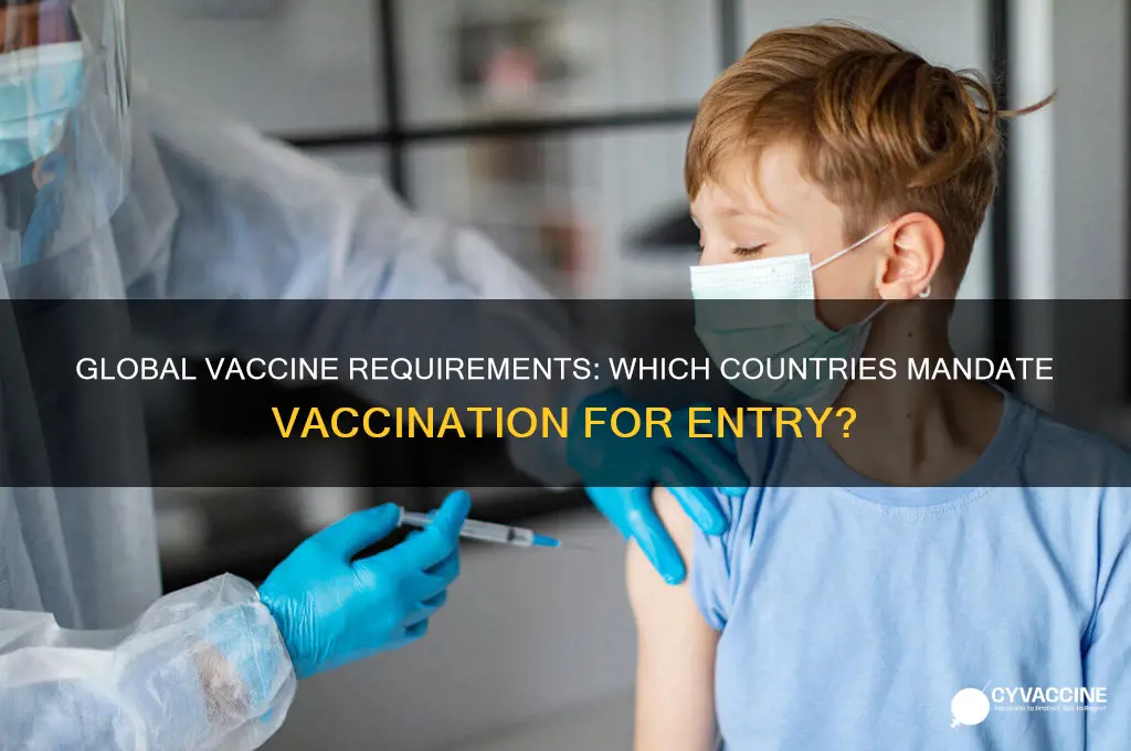 what country do you have to be vaccinated