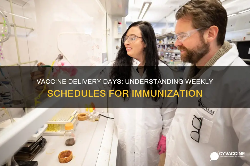 what day of the week are vaccines delivered
