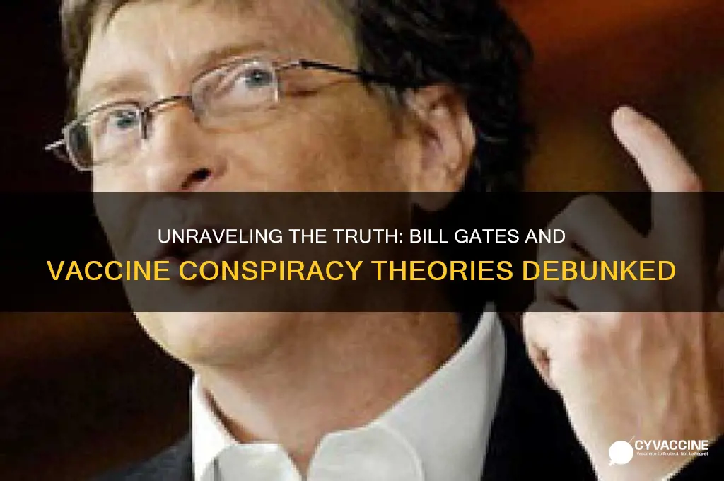 what did bill gates put in the vaccine