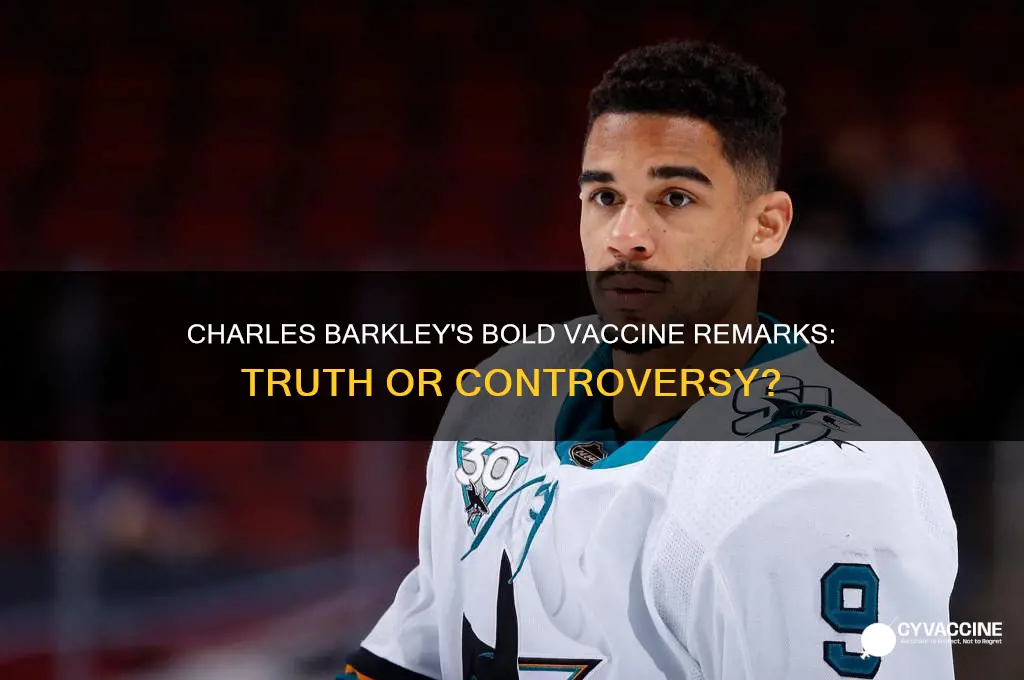 what did charles barkley say about the vaccine
