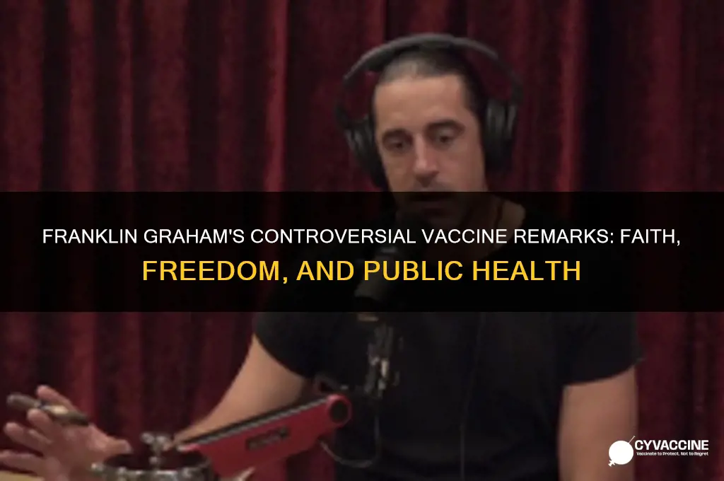 what did franklin graham say about the vaccine
