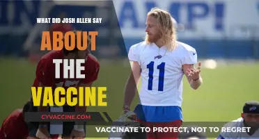 Josh Allen's Vaccine Comments: What Did He Really Say?