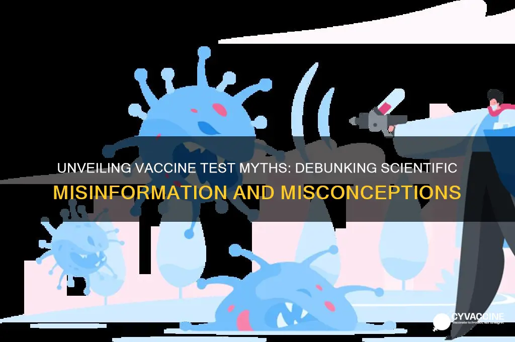 what did scientist lie about with vaccine test