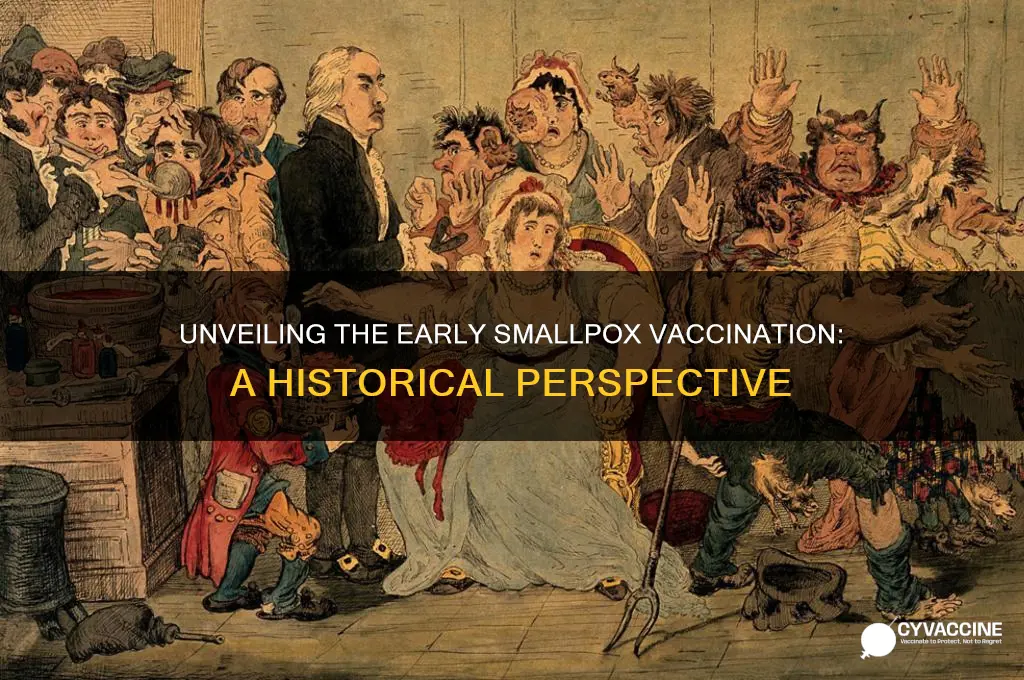 what did the vaccination look like fir smallpox
