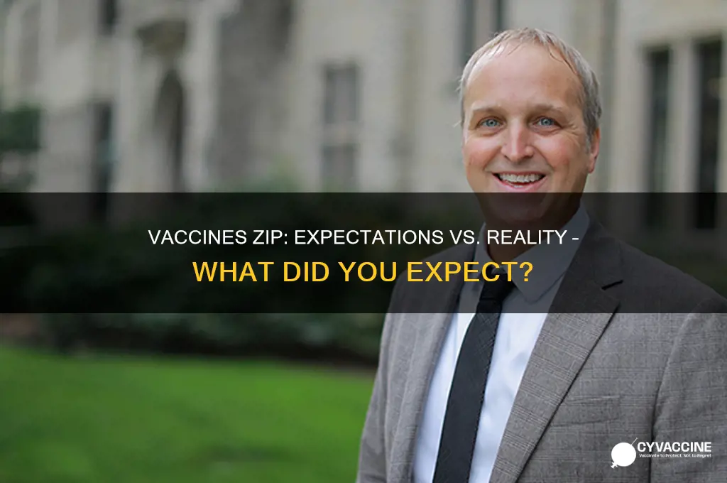 what did you expect from the vaccines zip
